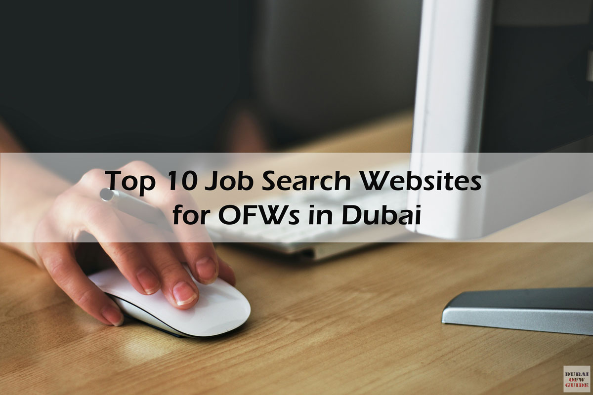 Top 10 Job Search Websites for OFWs in Dubai