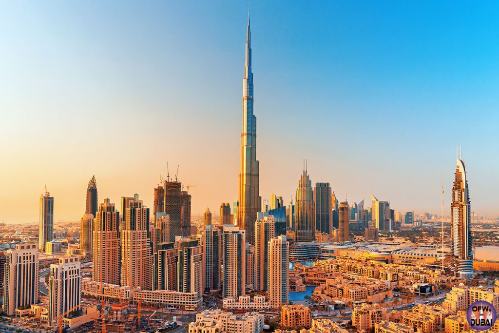 Dubai-Skyline-at-Sunset