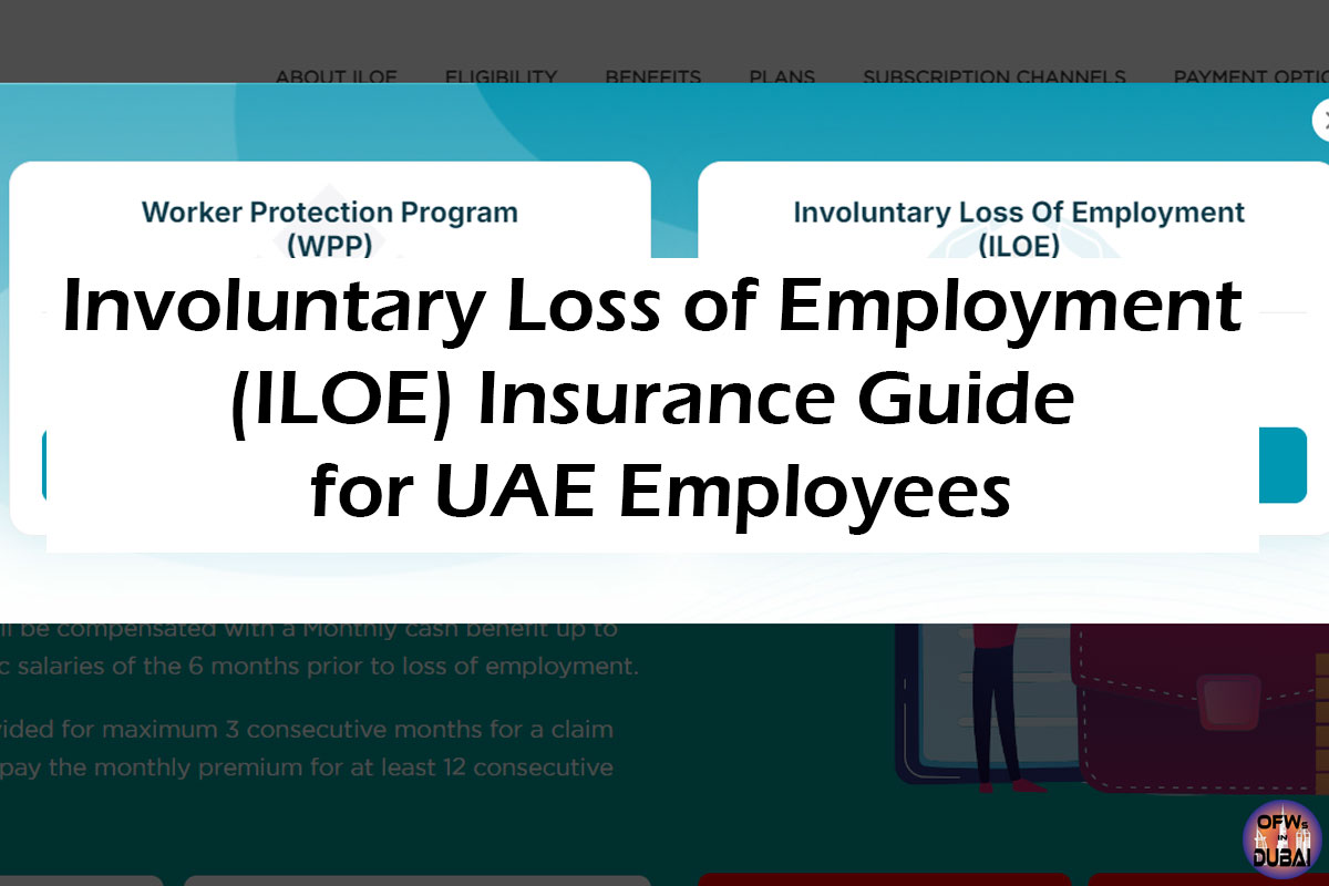Involuntary Loss of Employment (ILOE) Insurance Guide for UAE Employees