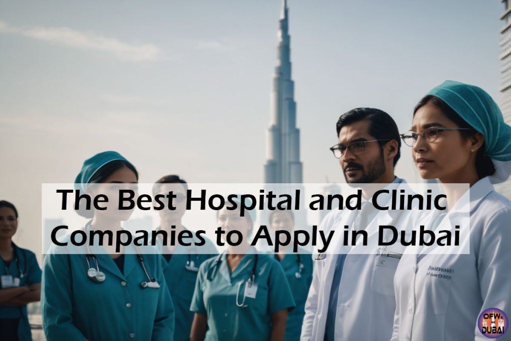 The Best Hospital and Clinic Companies to Apply in Dubai