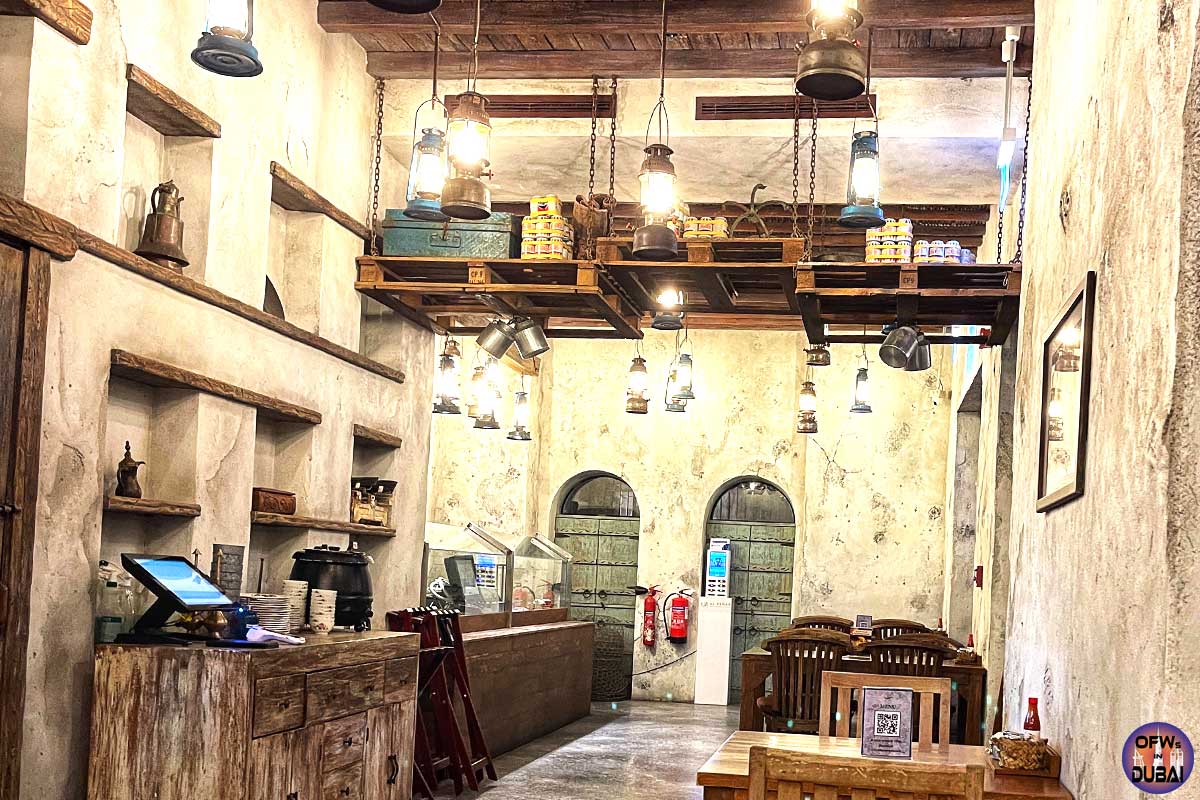 Inside Al Fanar Restaurant Al Seef