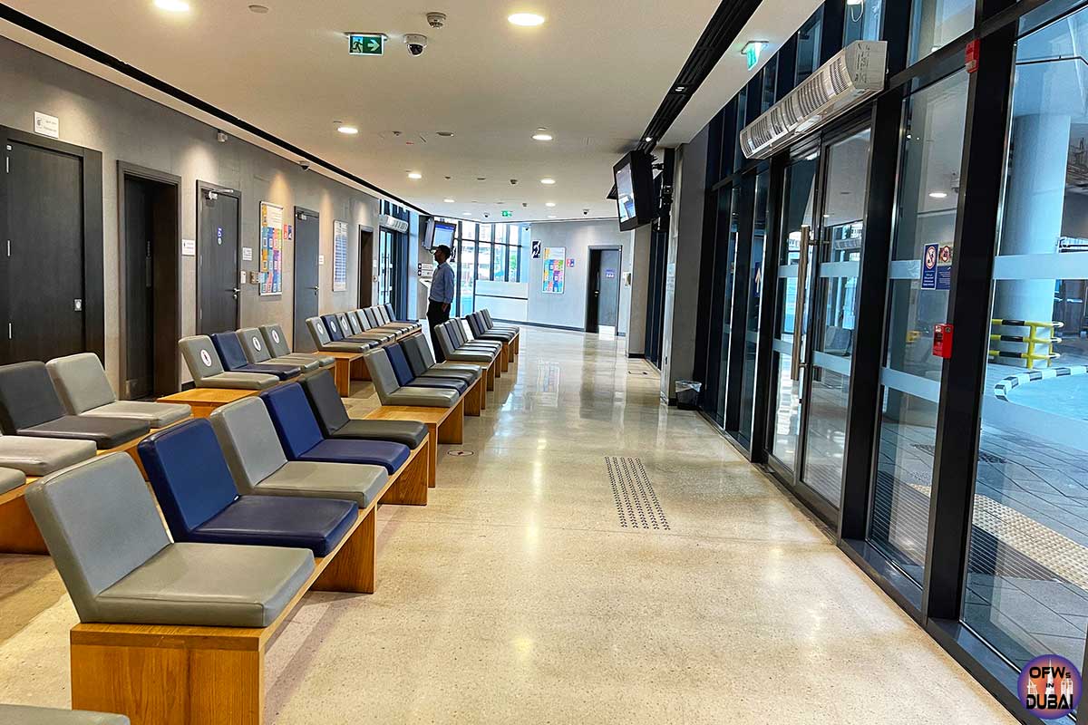 Waiting Area at Al Jafliya Bus Station