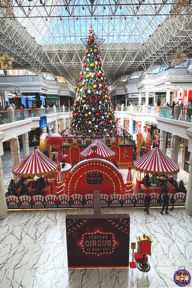 Christmas Installation at Festive Circus Wafi