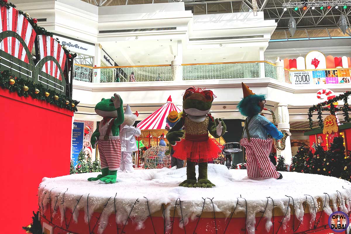 Festive Circus Christmas Displays at Wafi