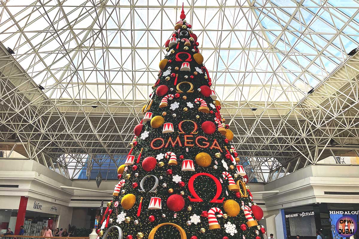 Festive Circus Christmas Tree at Wafi