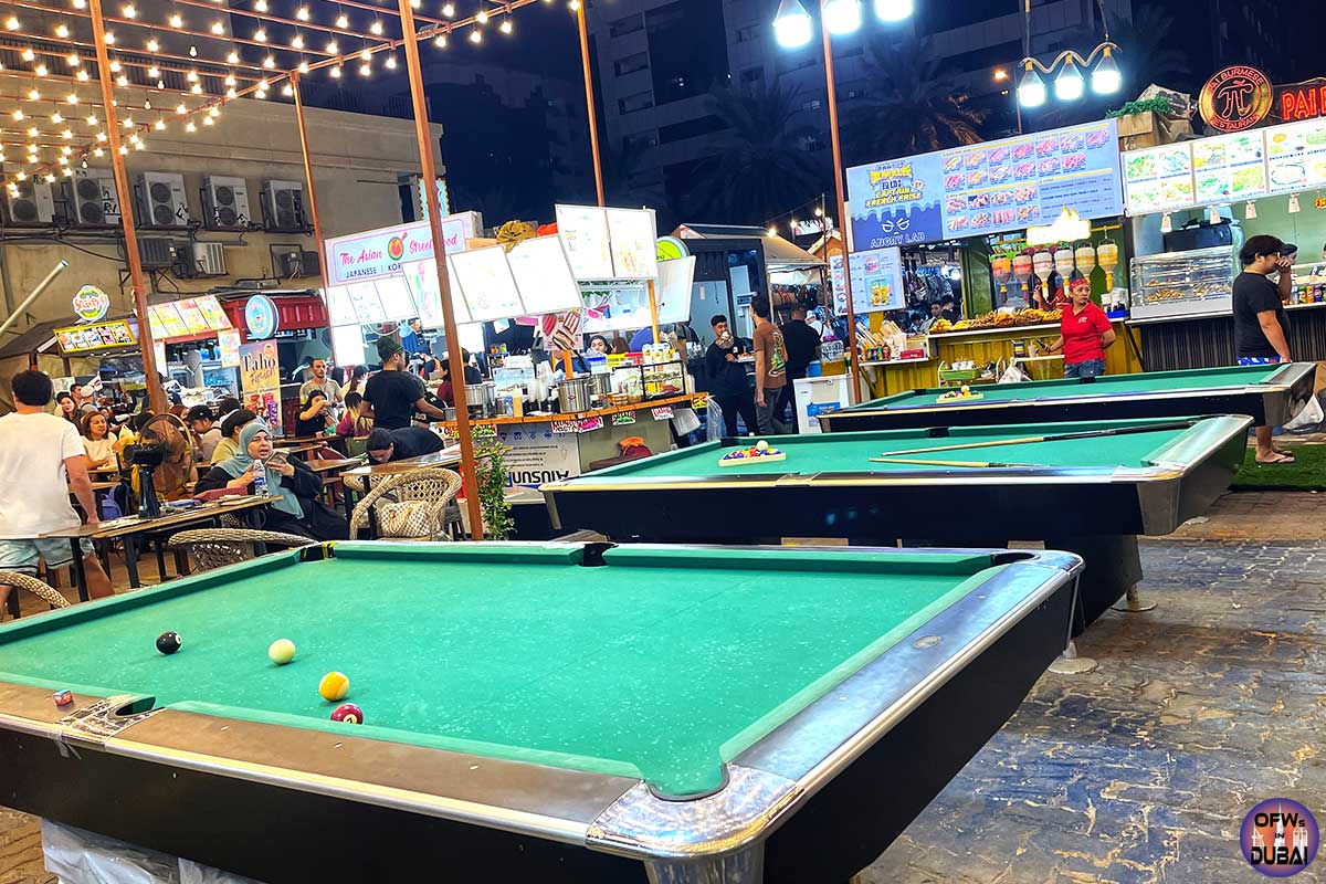 Kabayan Night Market Al Muraqabat Billiard Area