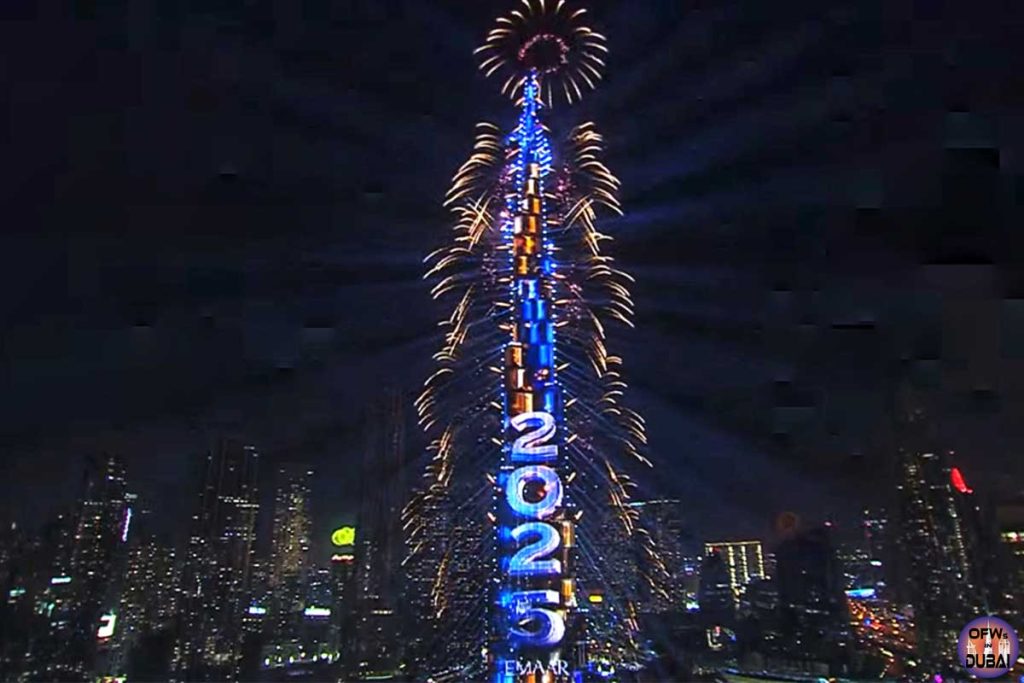 Burj Khallifa Fireworks 2025